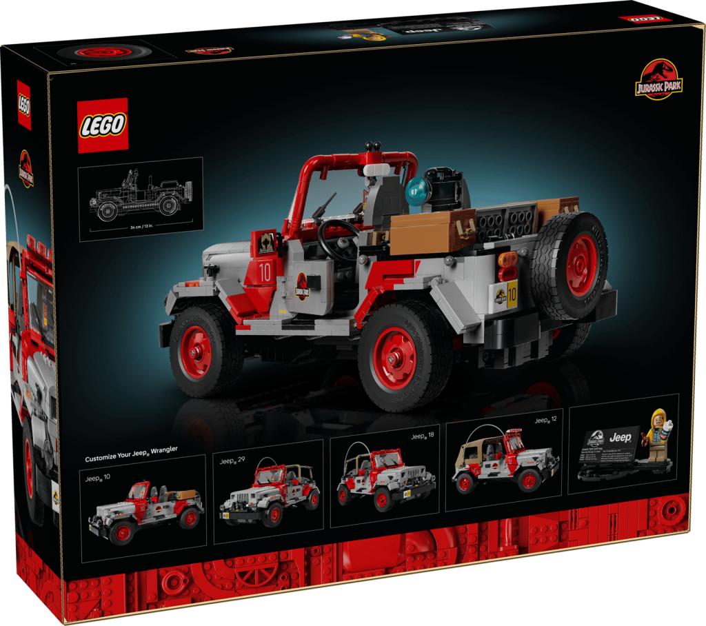 LEGO Jurský svet 77984 Jurassic Park Jeep Wrangler