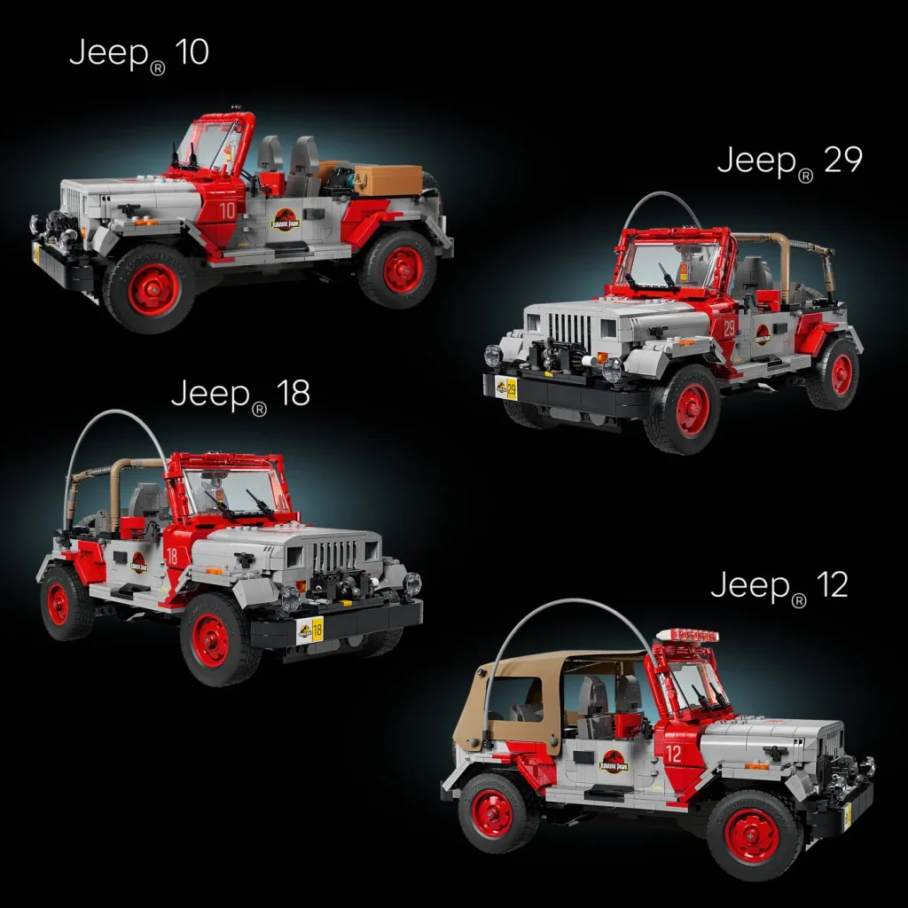 LEGO Jurský svet 77984 Jurassic Park Jeep Wrangler