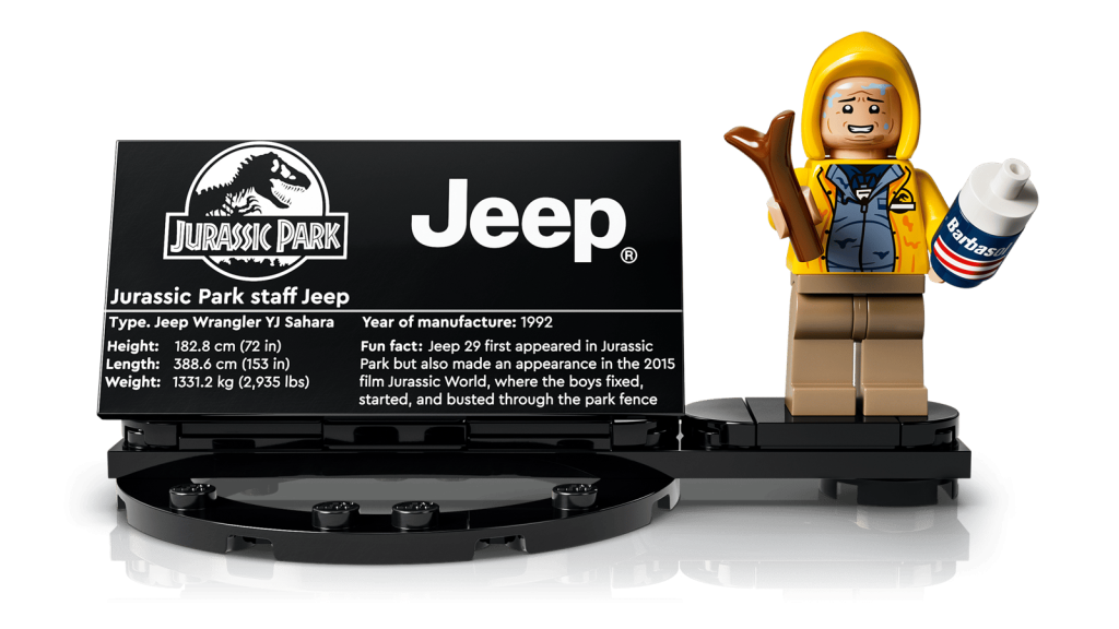 LEGO Jurský svet 77984 Jurassic Park Jeep Wrangler