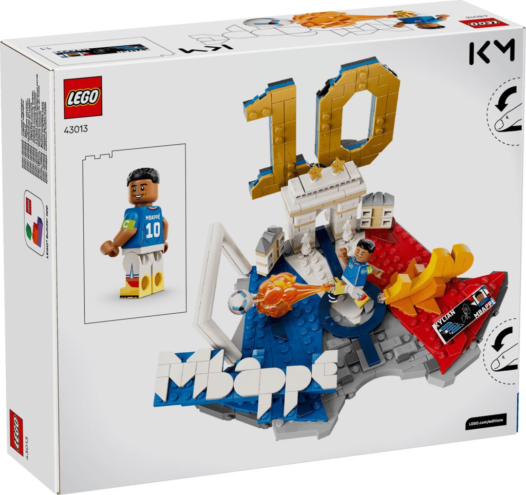 LEGO Editions 43013 Kylian Mbappé – Hviezdne momenty futbalu