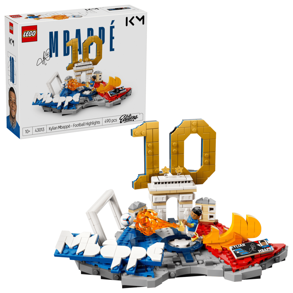 LEGO Editions 43013 Kylian Mbappé – Hviezdne momenty futbalu