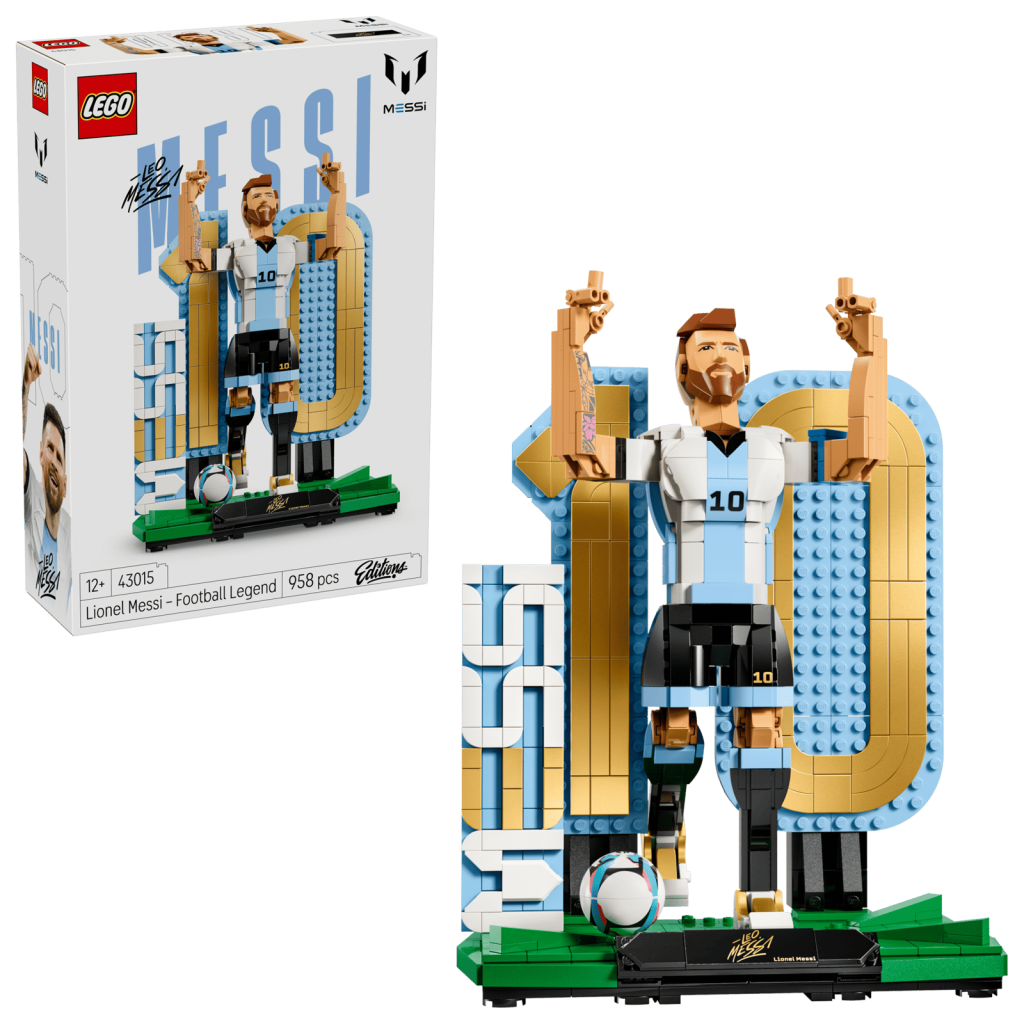 LEGO Editions 43015 Lionel Messi – Futbalová legenda