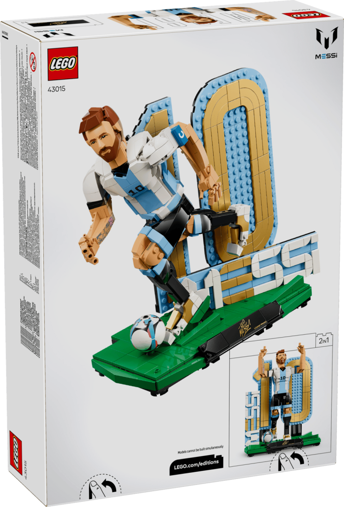 LEGO Editions 43015 Lionel Messi – Futbalová legenda