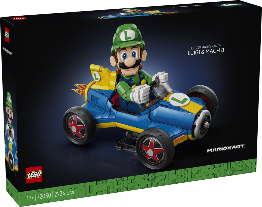 LEGO Super Mario 72050 Mario Kart – Luigi a Mach 8