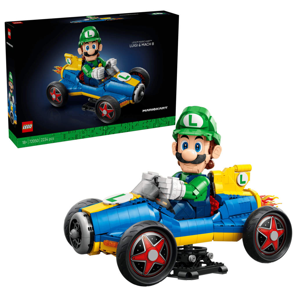 LEGO® Super Mario 72050 Mario Kart – Luigi a Mach 8