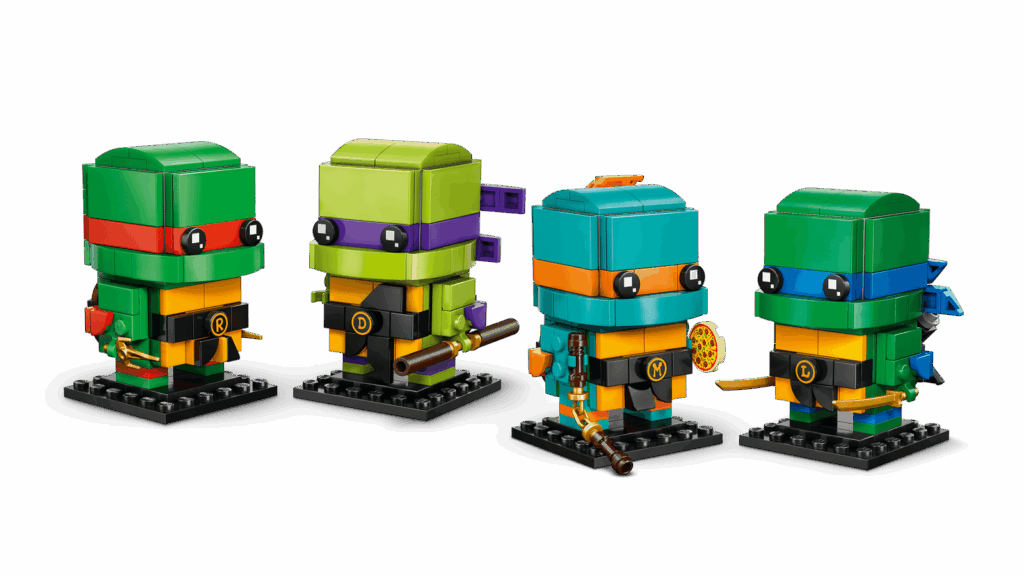 LEGO BrickHeadz 40878 Figúrky – Mladé ninja korytnačky