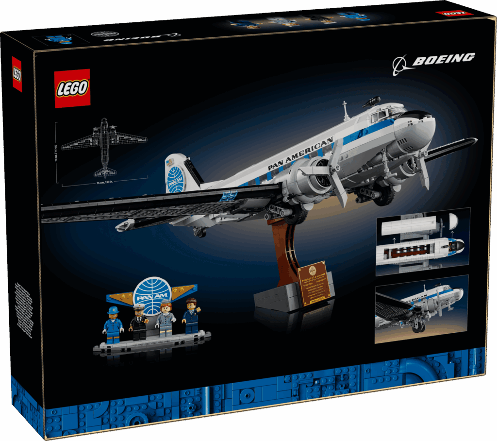 LEGO Icons 11378 Lietadlo Douglas DC-3 PAN AM