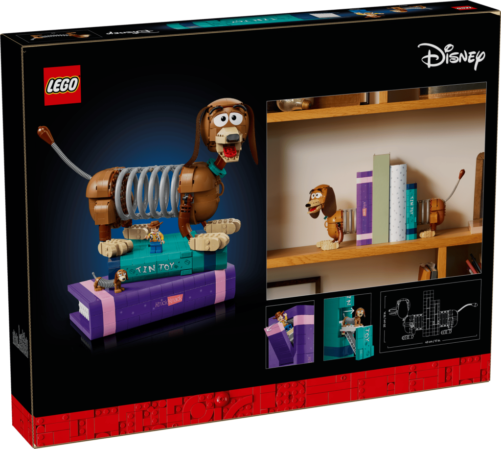 LEGO Disney 43301 Knižné zarážky: Pes Slinky z Toy Story