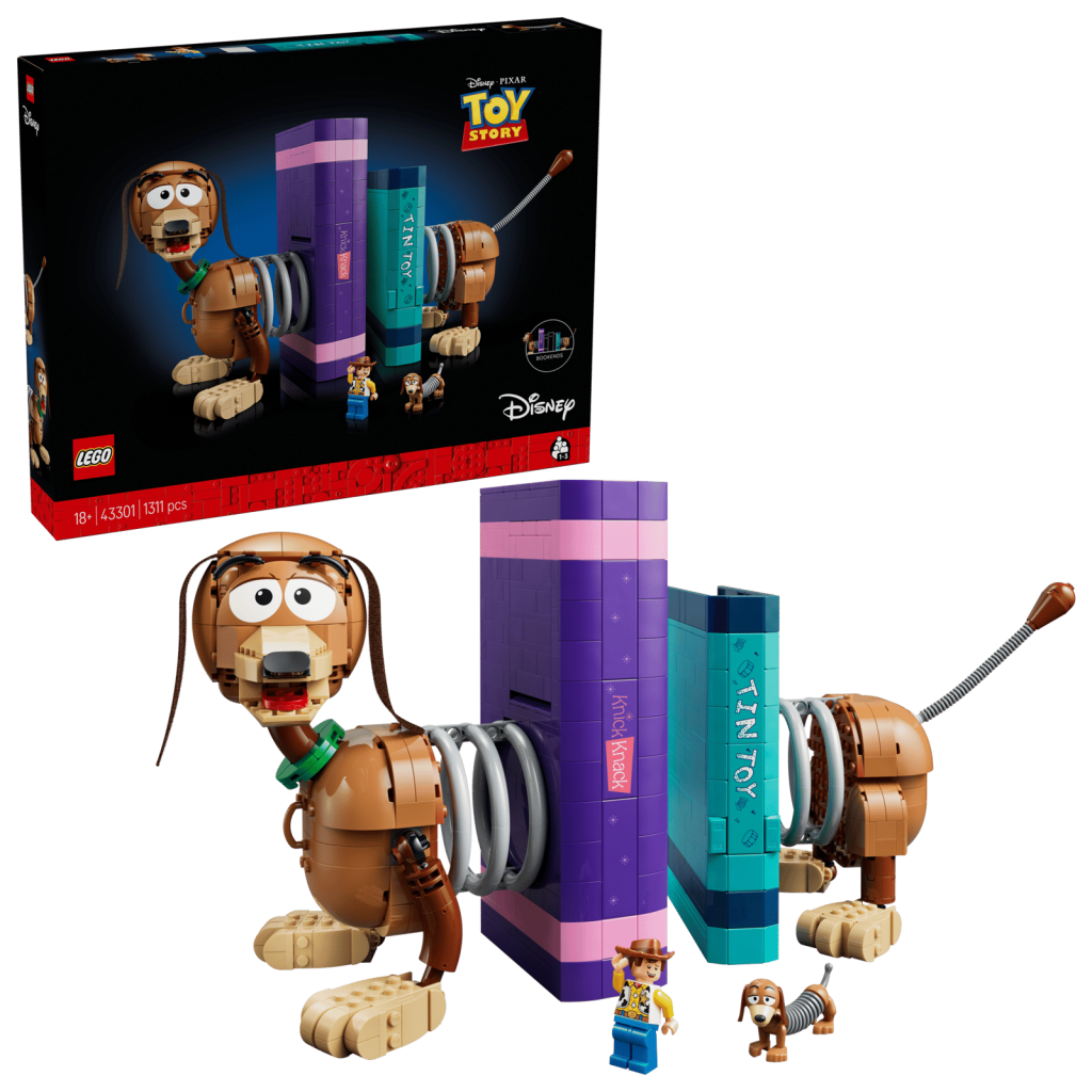 LEGO Disney 43301 Knižné zarážky: Pes Slinky z Toy Story