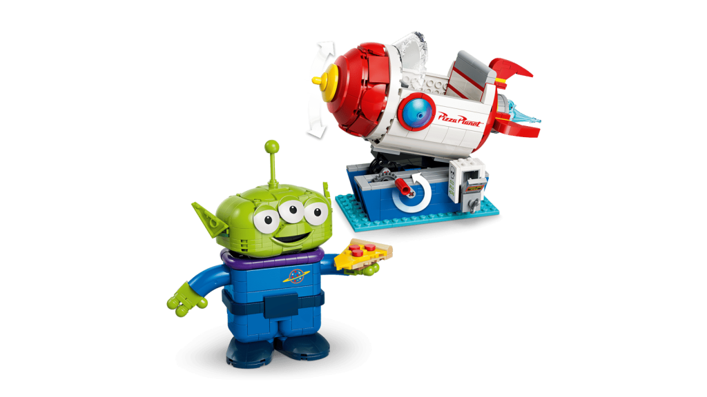 LEGO Disney 43307 Mimozemšťan s vesmírnou loďou Pizza Planet