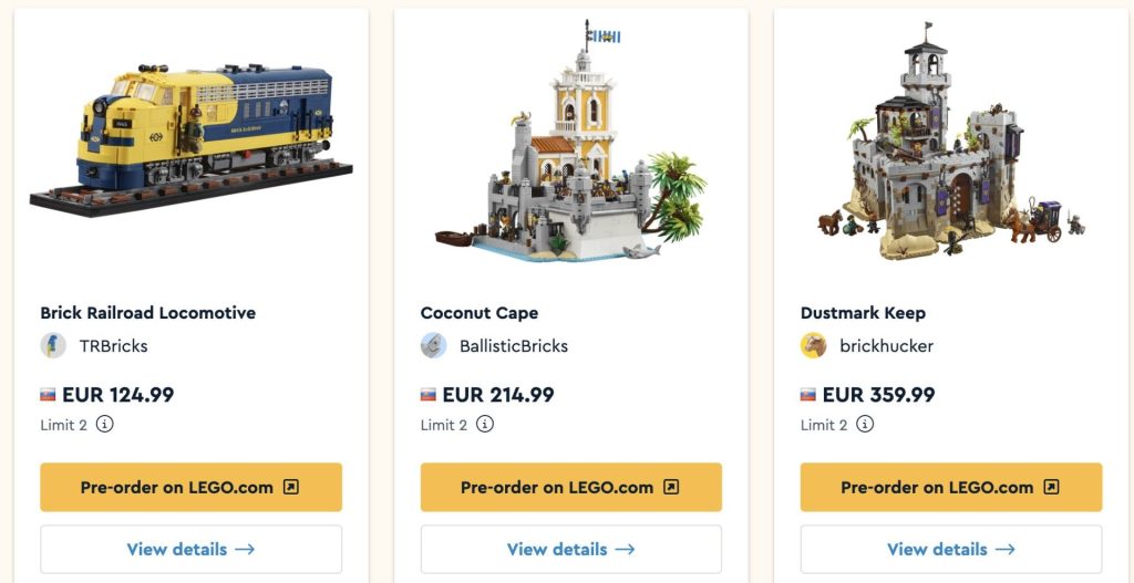 LEGO Bricklink Designer Program séria 8