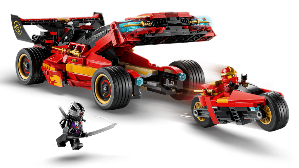 LEGO Ninjago 71867 Kaiovo červené superauto: 15 rokov NINJAGO