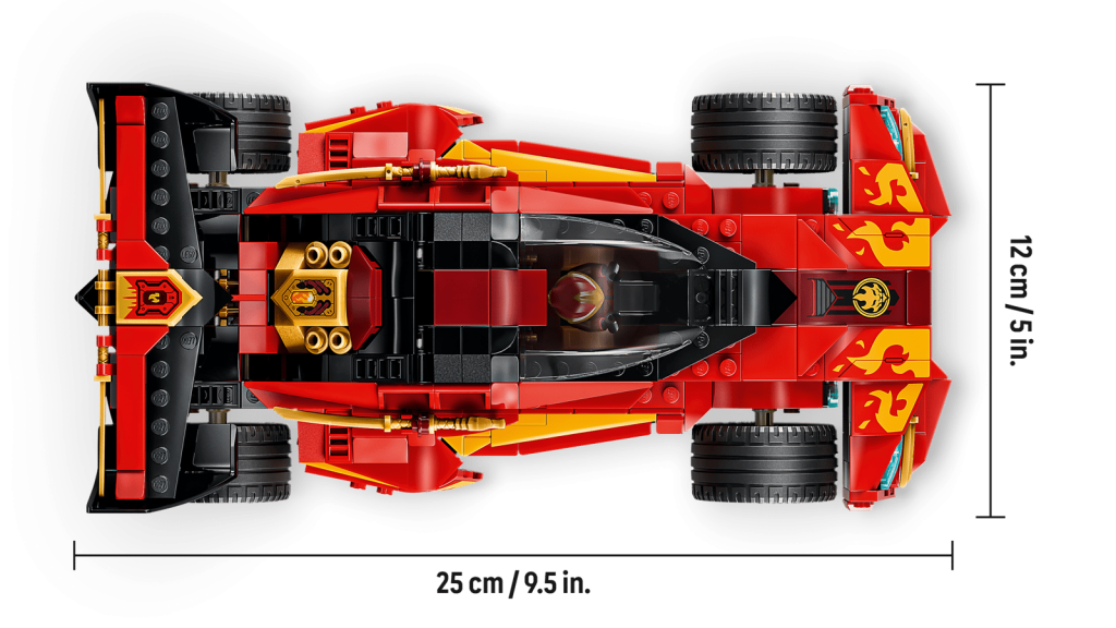 LEGO Ninjago 71867 Kaiovo červené superauto: 15 rokov NINJAGO