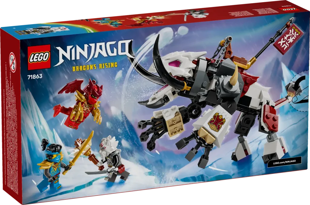 LEGO Ninjago 71863 Zilvar a dračia beštia Grimtak