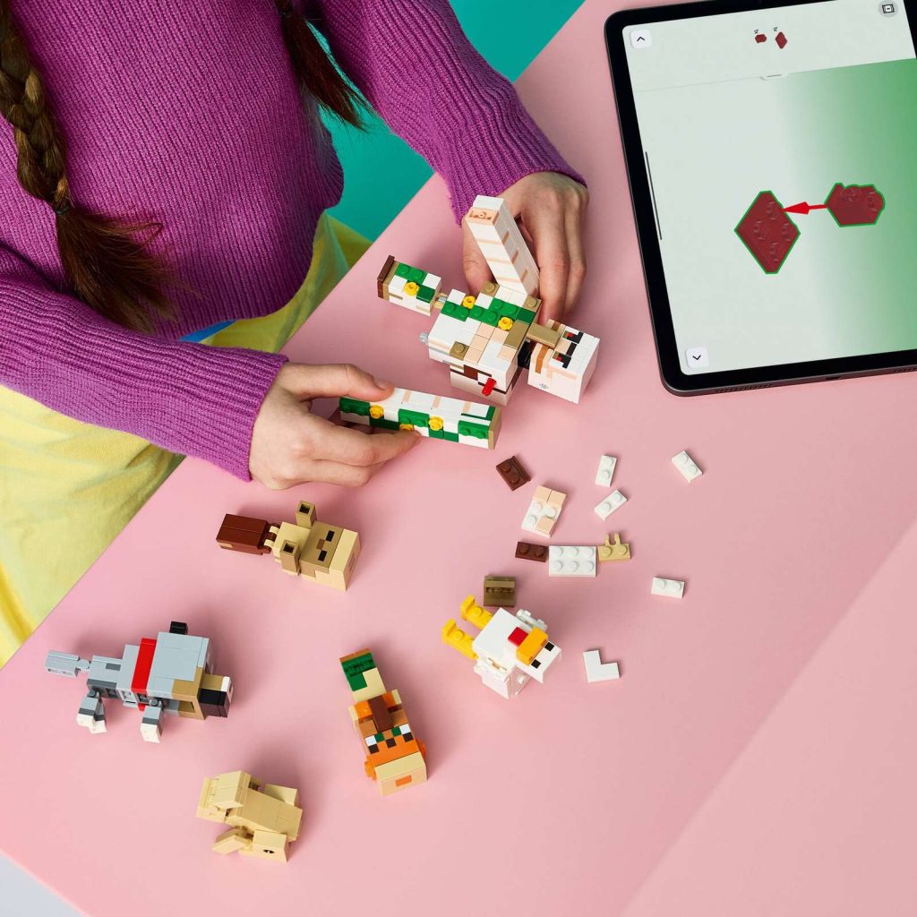 LEGO Minecraft 21592 Kurací džokej a útok v púšti