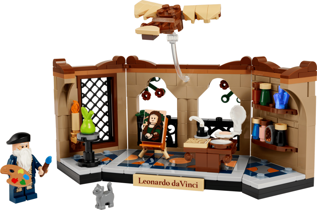 LEGO 40902 Pocta Leonardovi da Vincimu