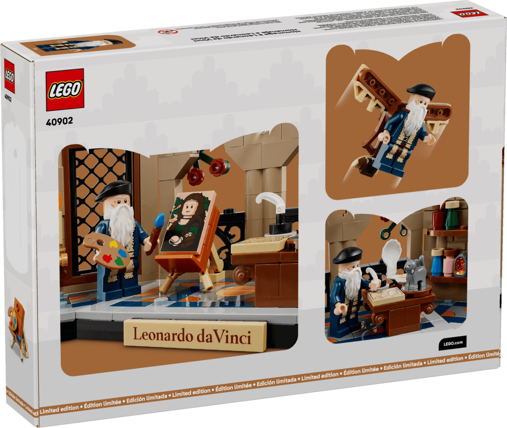LEGO 40902 Pocta Leonardovi da Vincimu