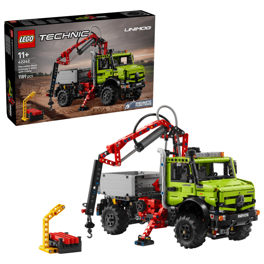LEGO Technic 42242 Mercedes-Benz Unimog U 5023 so žeriavom