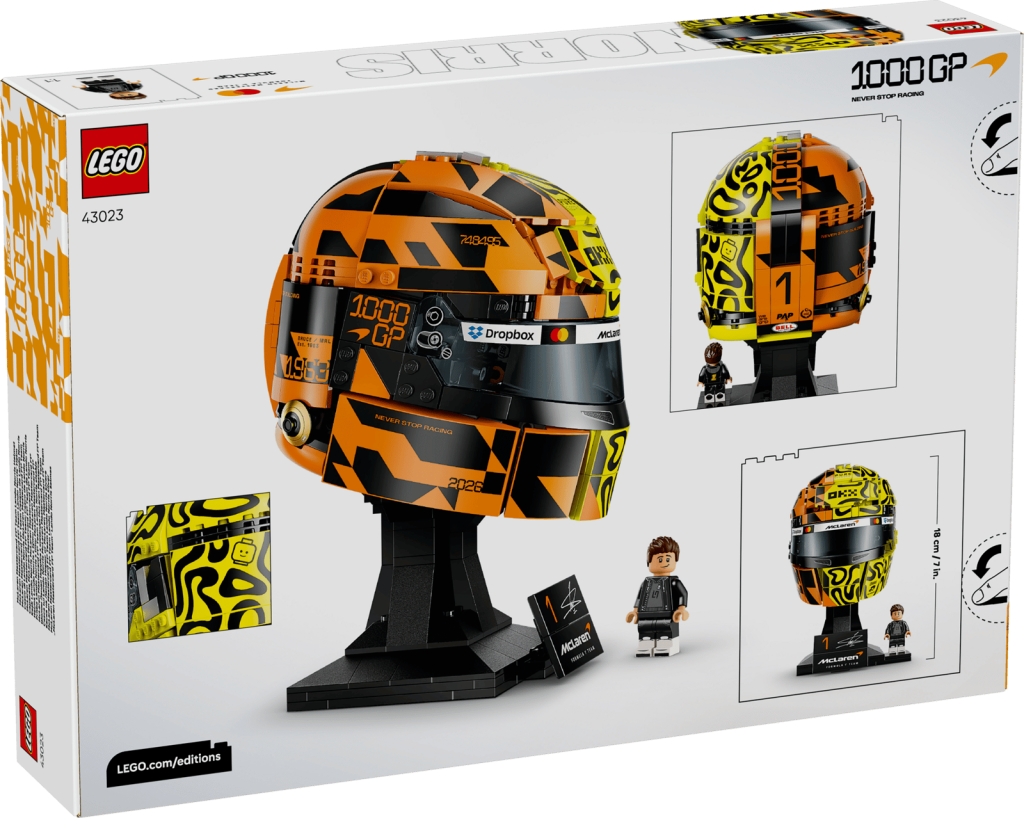LEGO Editions 43023 Prilba Lando Norris z tímu McLaren Mastercard F1