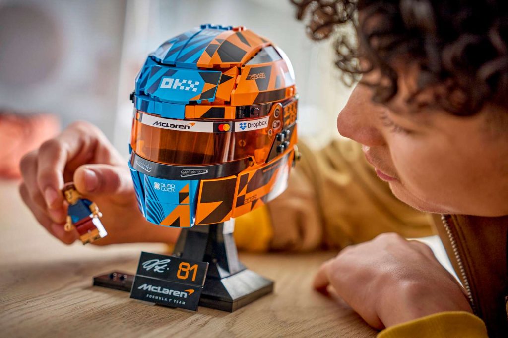 LEGO Editions 43017 Prilba Oscar Piastri z tímu McLaren Mastercard F1