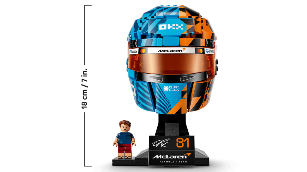 LEGO Editions 43017 Prilba Oscar Piastri z tímu McLaren Mastercard F1
