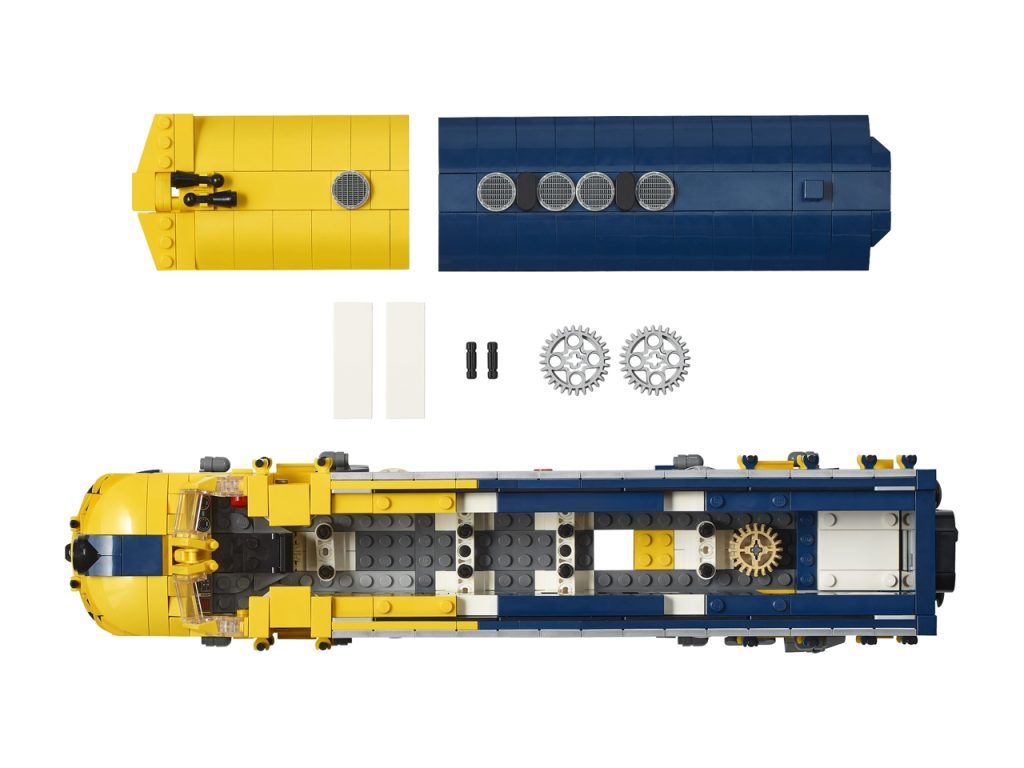 Brick Railroad Locomotive