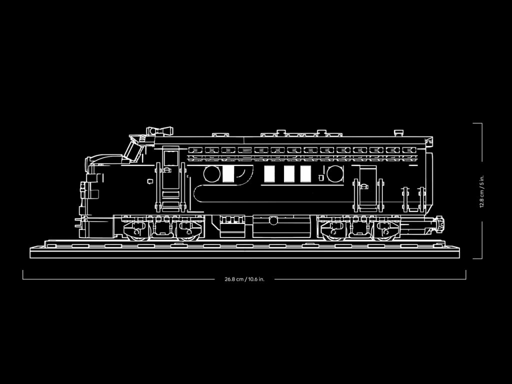 Brick Railroad Locomotive
