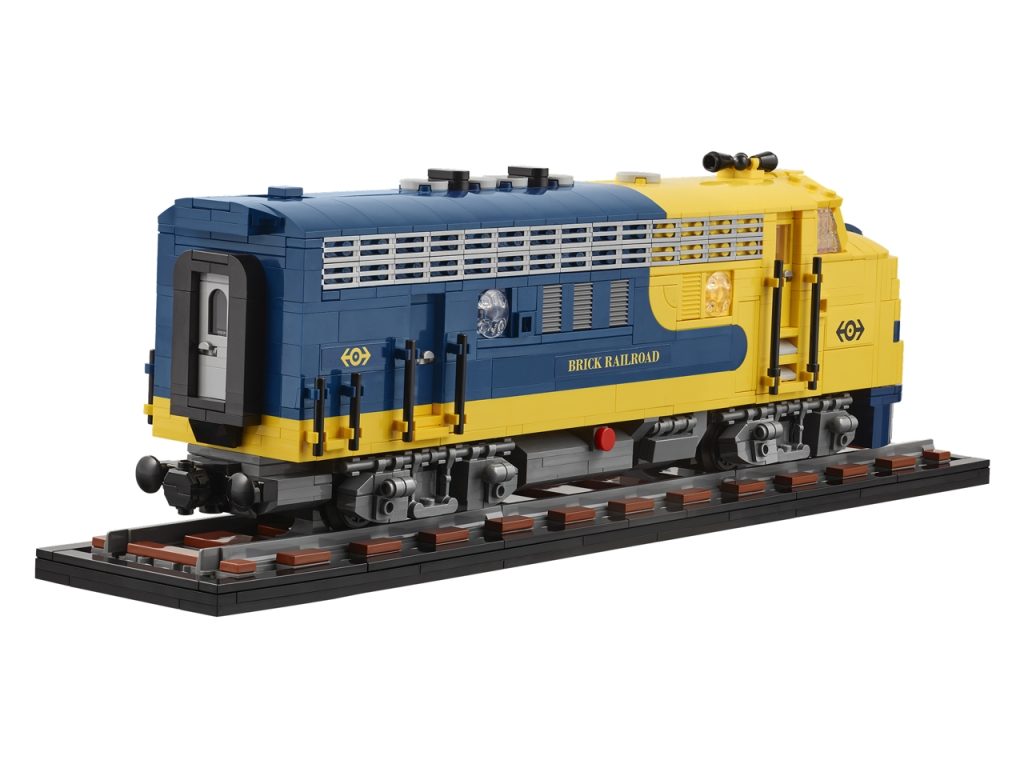 Brick Railroad Locomotive
