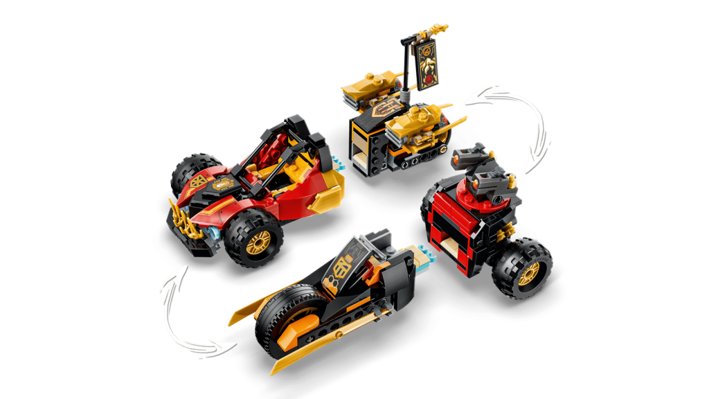 LEGO Ninjago 71864 Kombinovateľné vozidlá Kaia a Colea