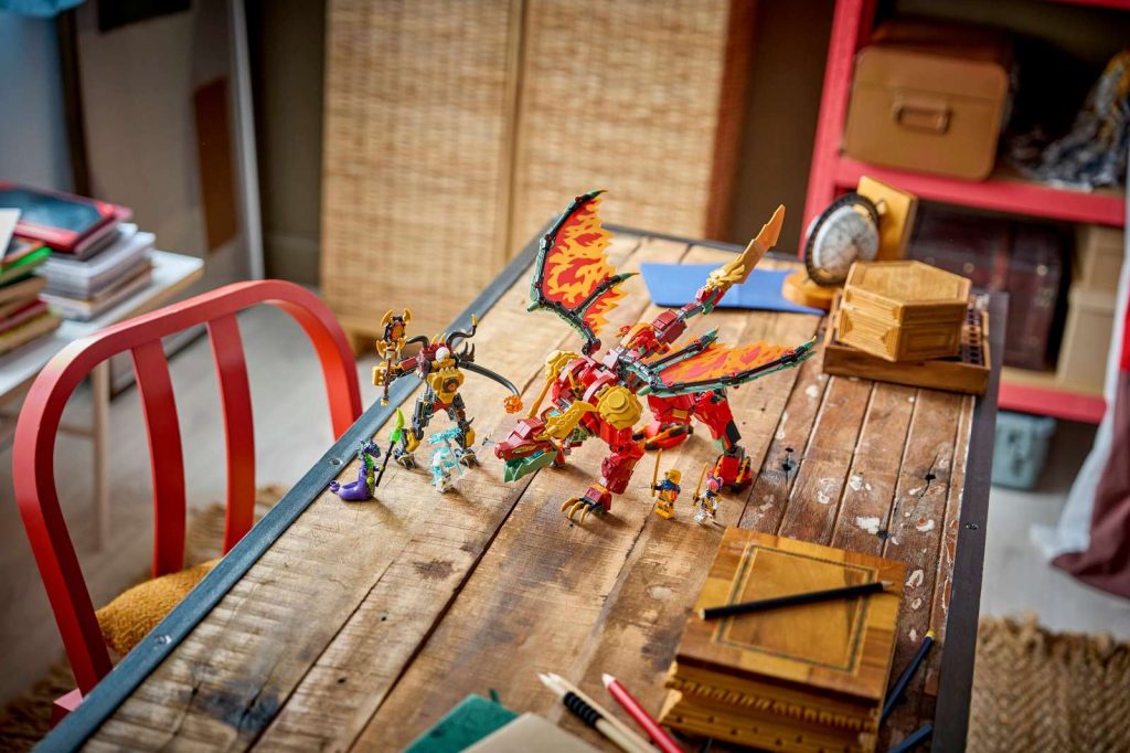 LEGO Ninjago 71868 Wyldfyre a transformačný dračí oblek