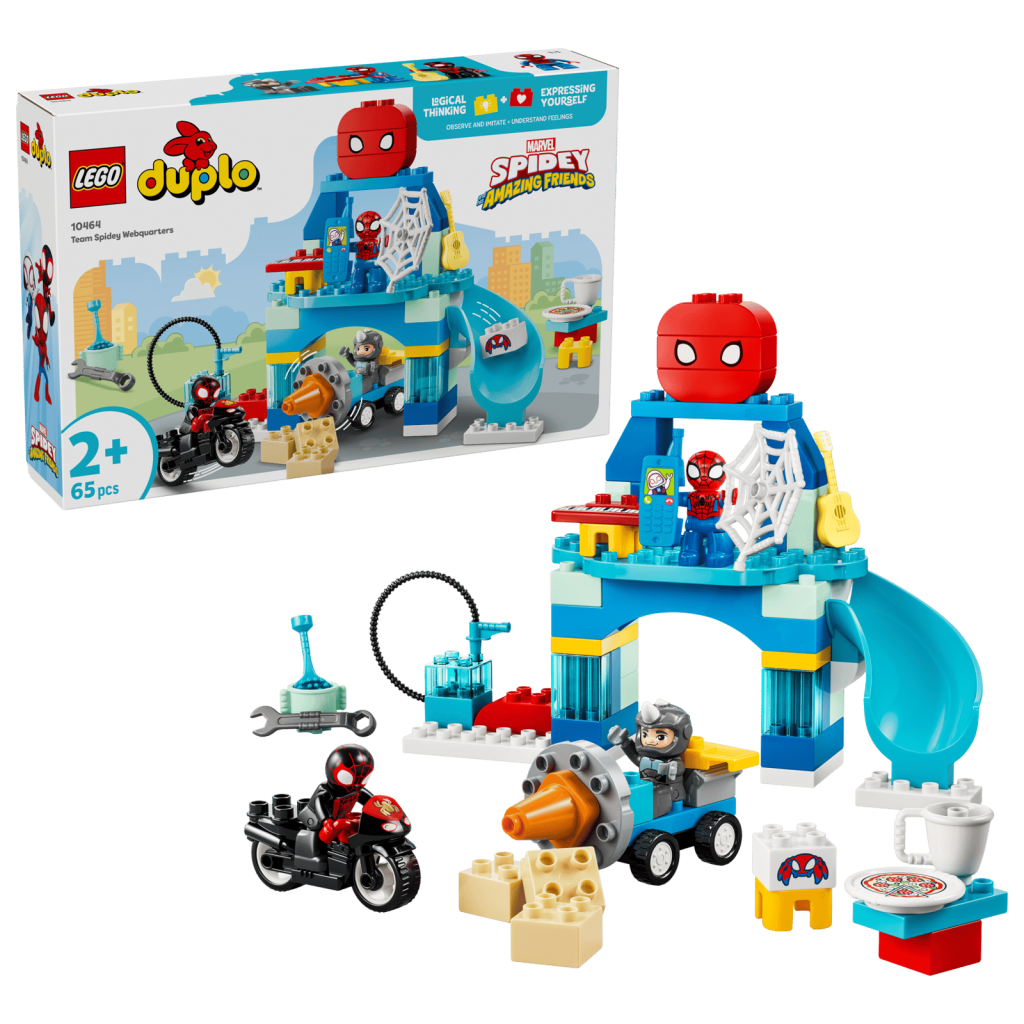 LEGO Marvel 10464 Tím Spidey: Pavučinová základňa