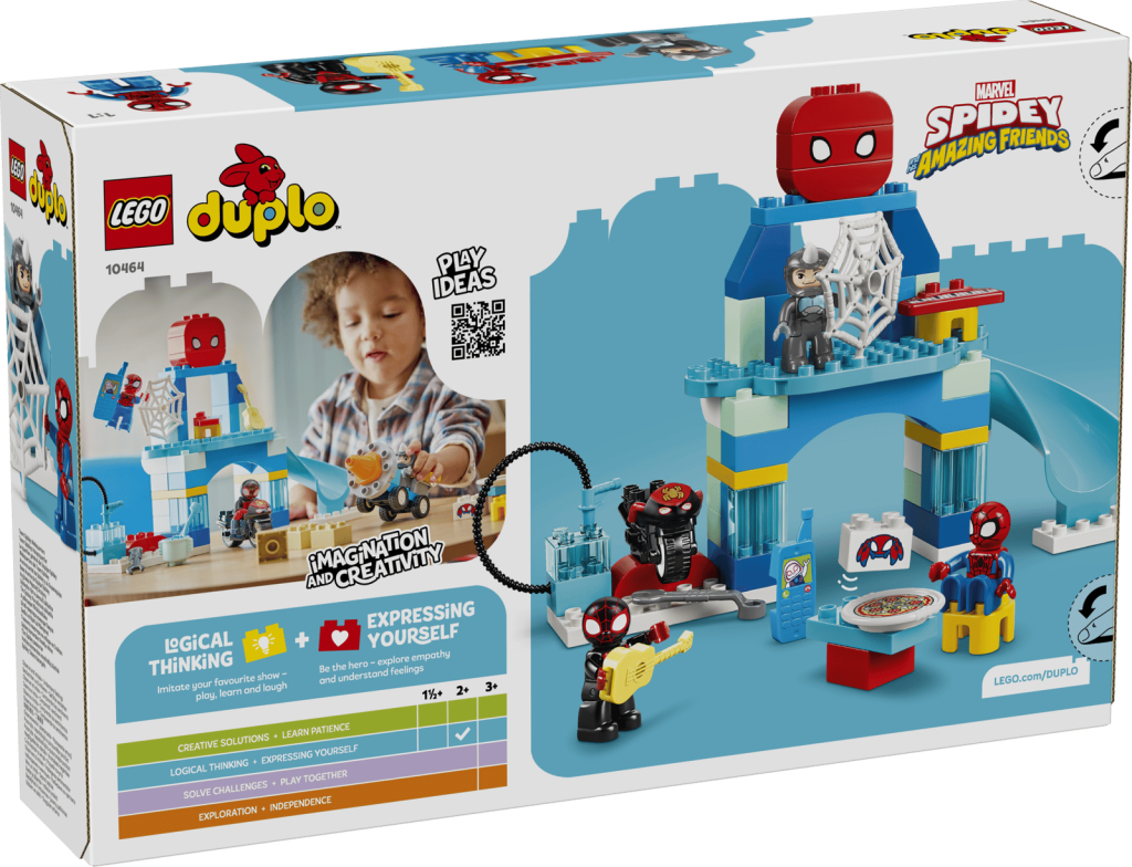 LEGO Marvel 10464 Tím Spidey: Pavučinová základňa