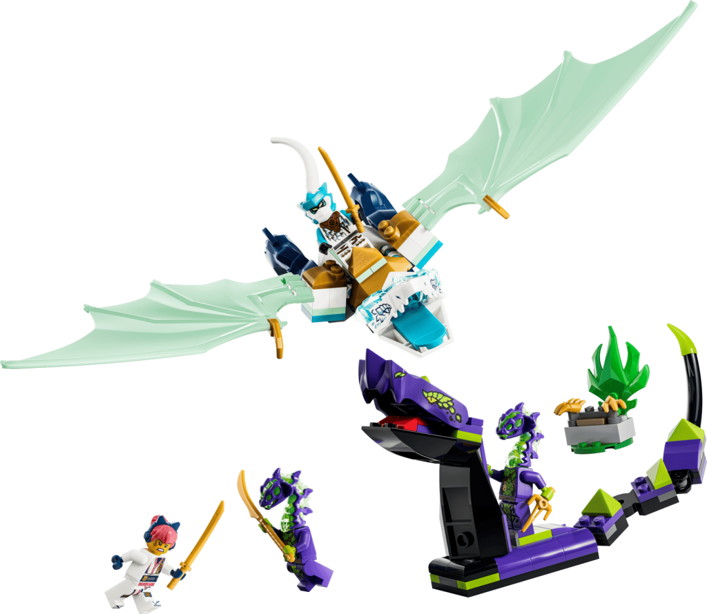 LEGO Ninjago 71865 Zane a súboj s ľadovým drakom