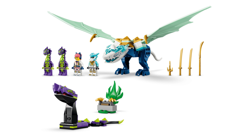 LEGO Ninjago 71865 Zane a súboj s ľadovým drakom
