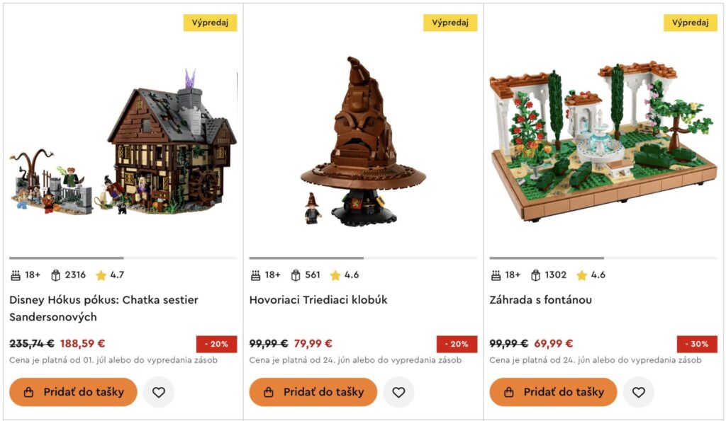 LEGO Výpredaj