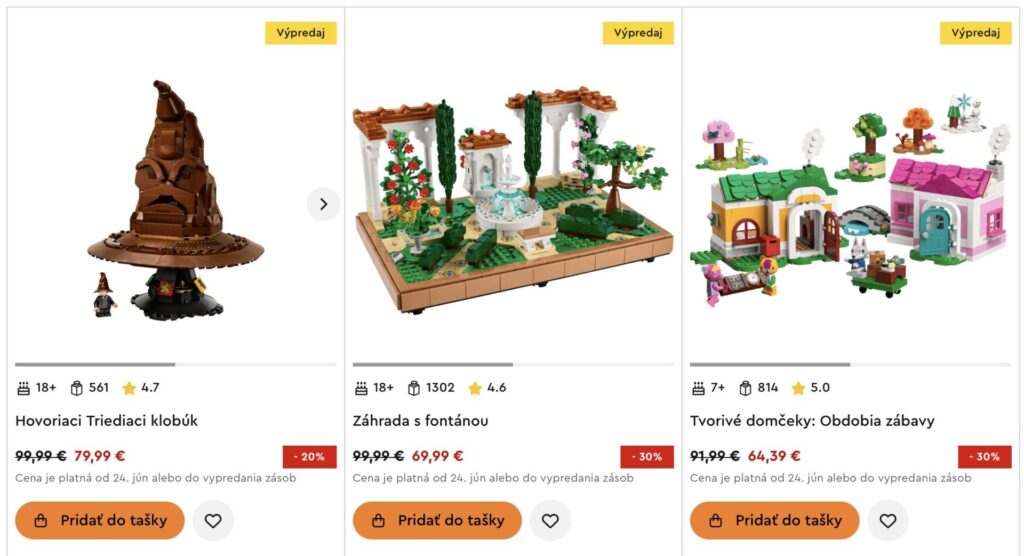 Výpredaj LEGO