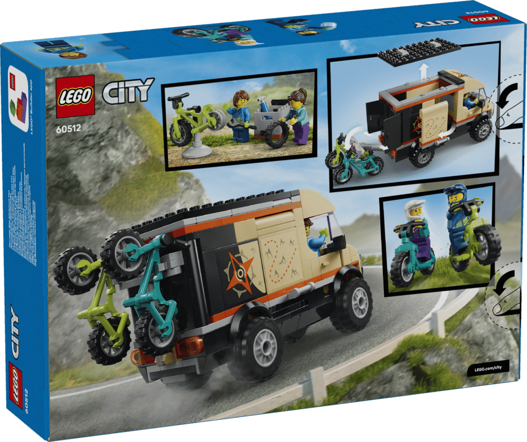 LEGO City 60512 Dobrodružná dodávka s horskými bicyklami