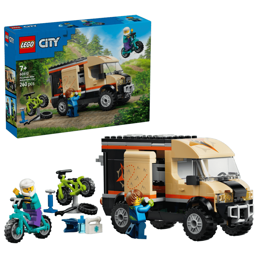 LEGO City 60512 Dobrodružná dodávka s horskými bicyklami