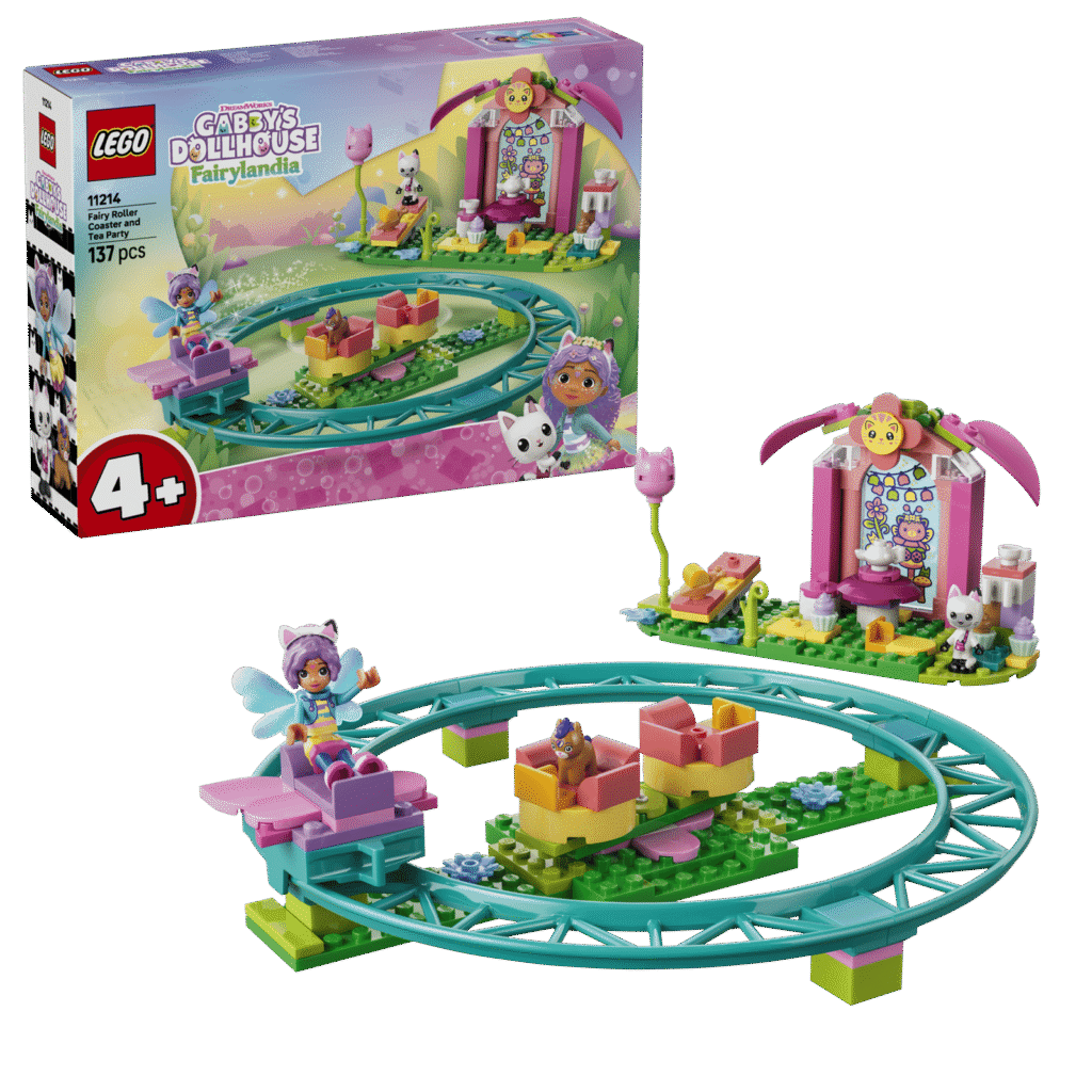 LEGO Gabbys Dollhouse 11214 Vílová horská dráha a čajový večierok