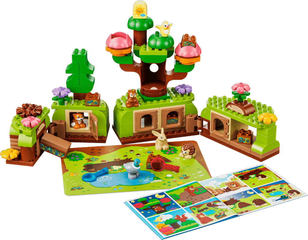 LEGO Duplo 10480 Les plný objavov s divokými zvieratkami