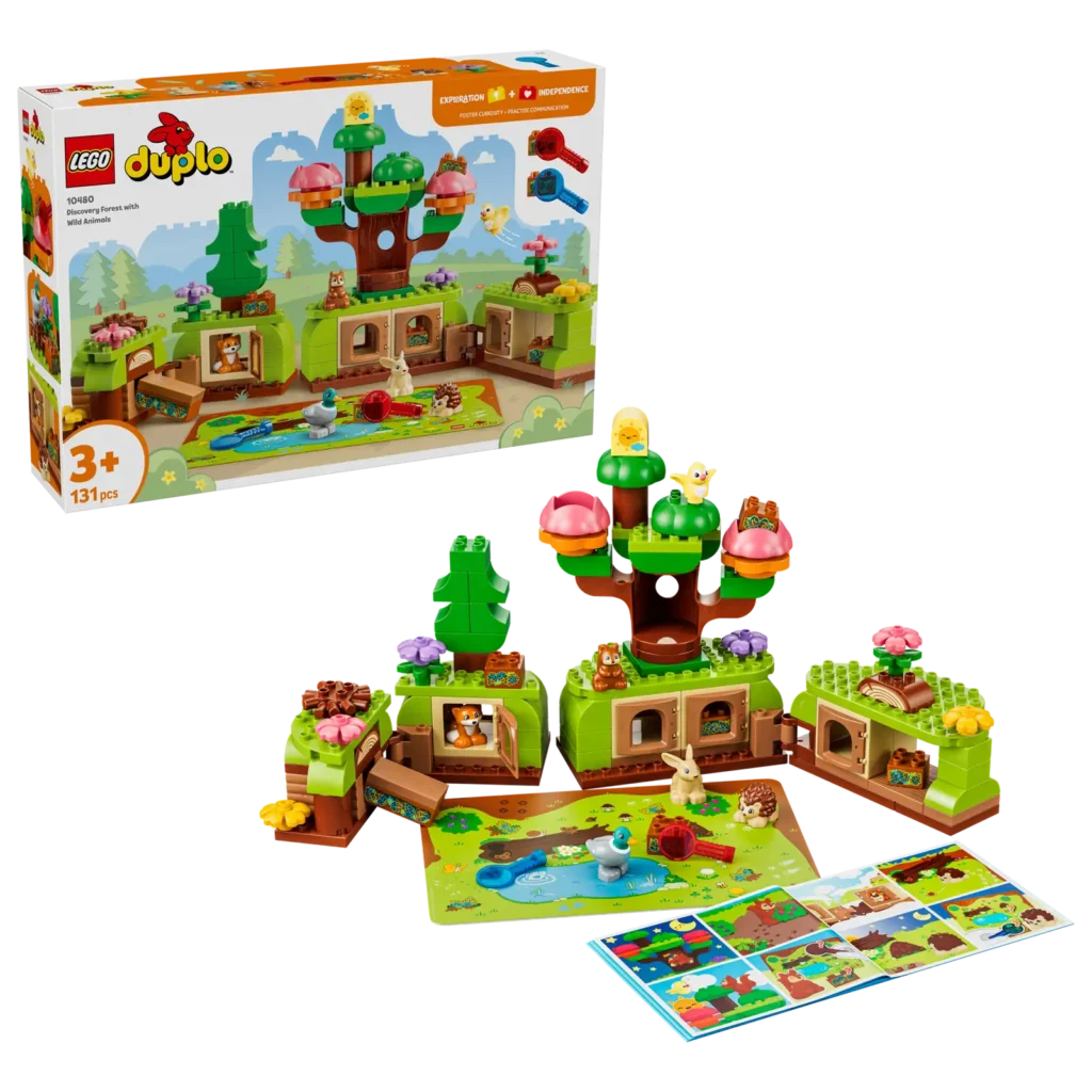 LEGO Duplo 10480 Les plný objavov s divokými zvieratkami