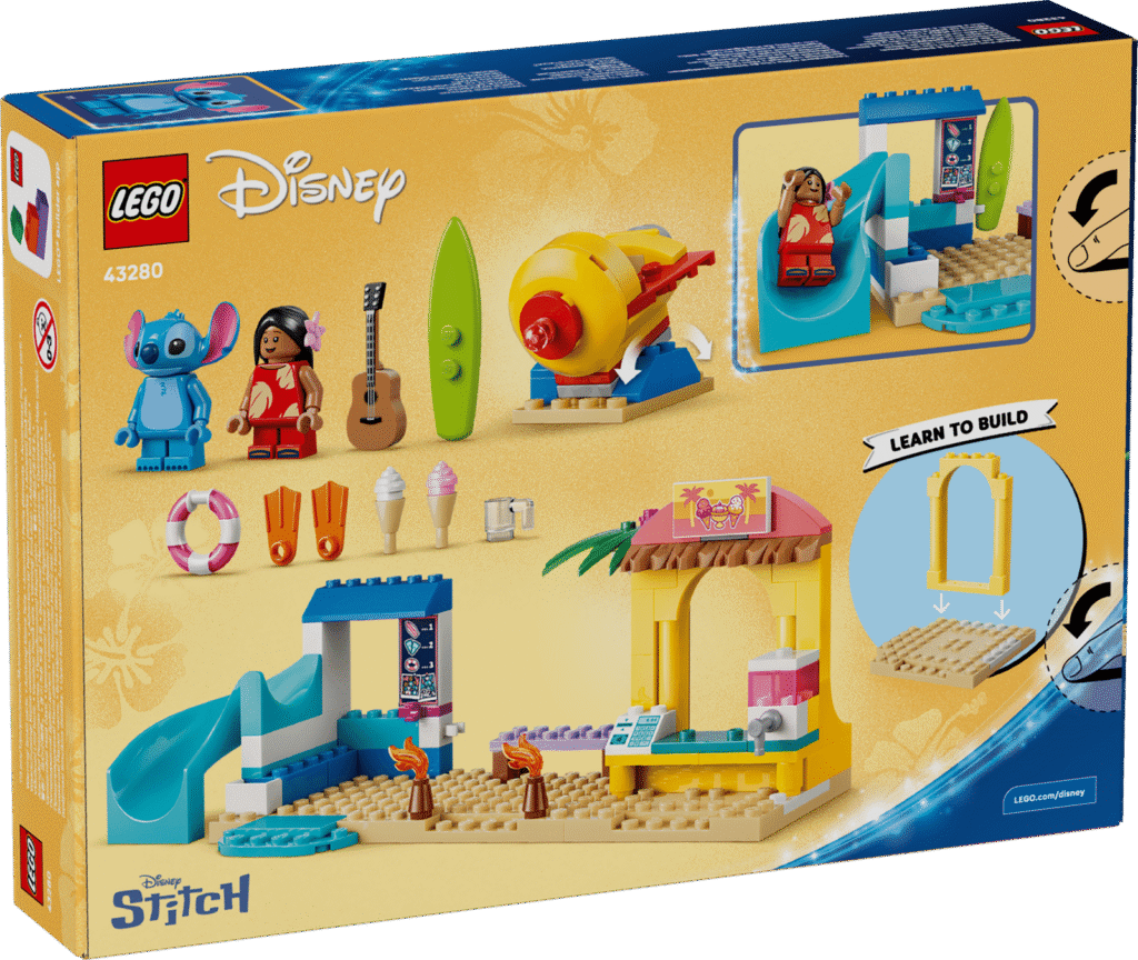 LEGO Disney 43280 Lilo a Stitch a zábava na pláži