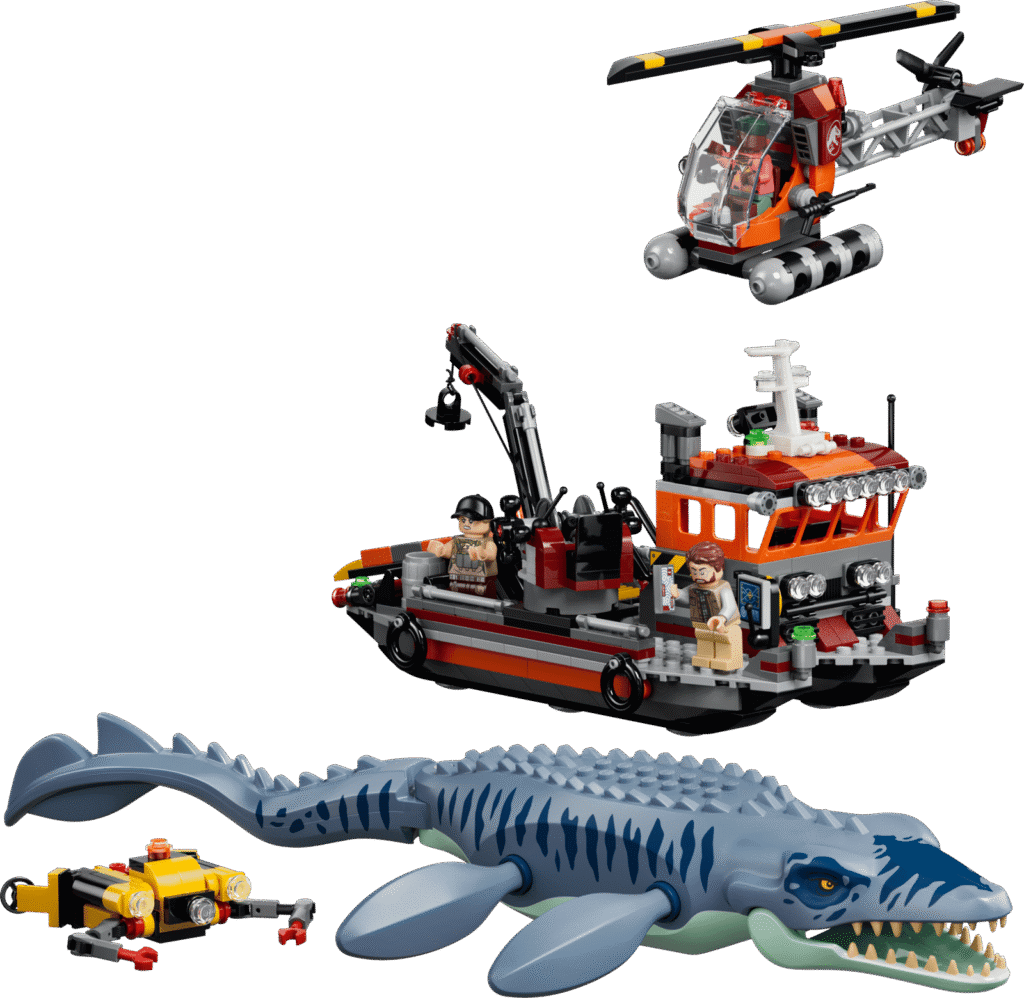LEGO Jurský Svet 77983 Útok dinosaura mosasaura na loď