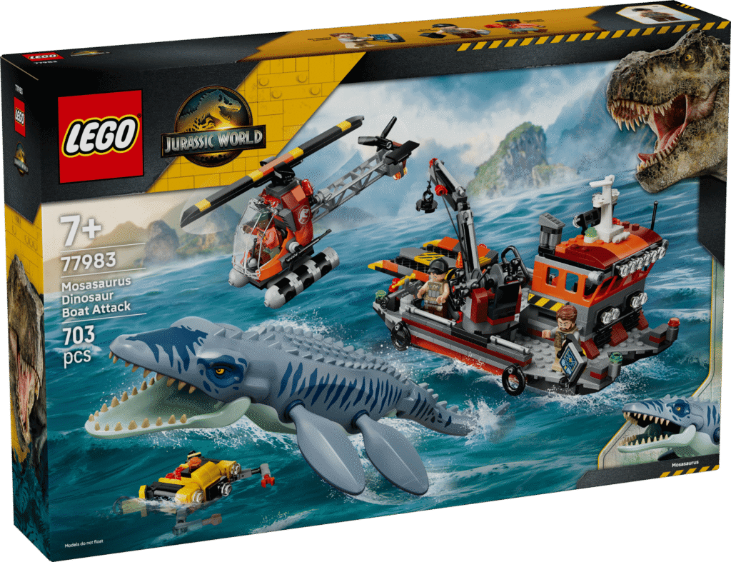 LEGO Jurský Svet 77983 Útok dinosaura mosasaura na loď