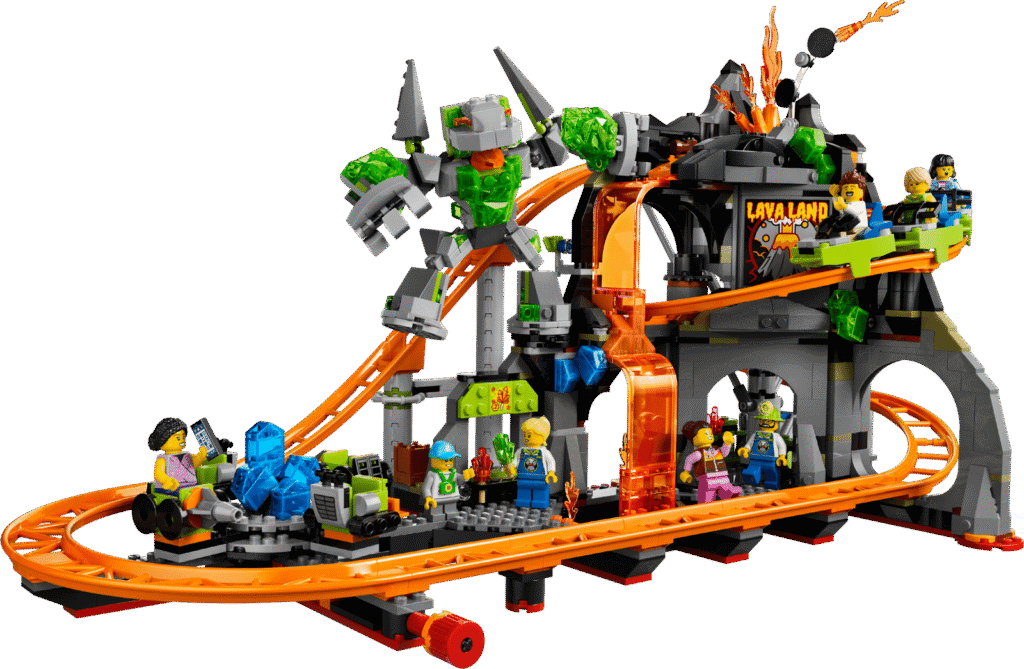 LEGO City 60501 Zábavný park s horskou dráhou Lava Land