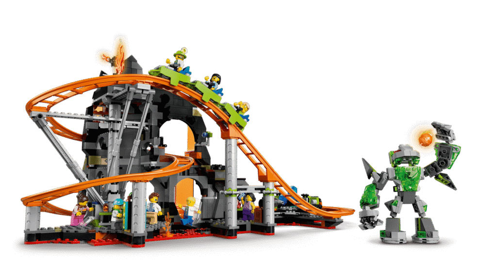 LEGO City 60501 Zábavný park s horskou dráhou Lava Land