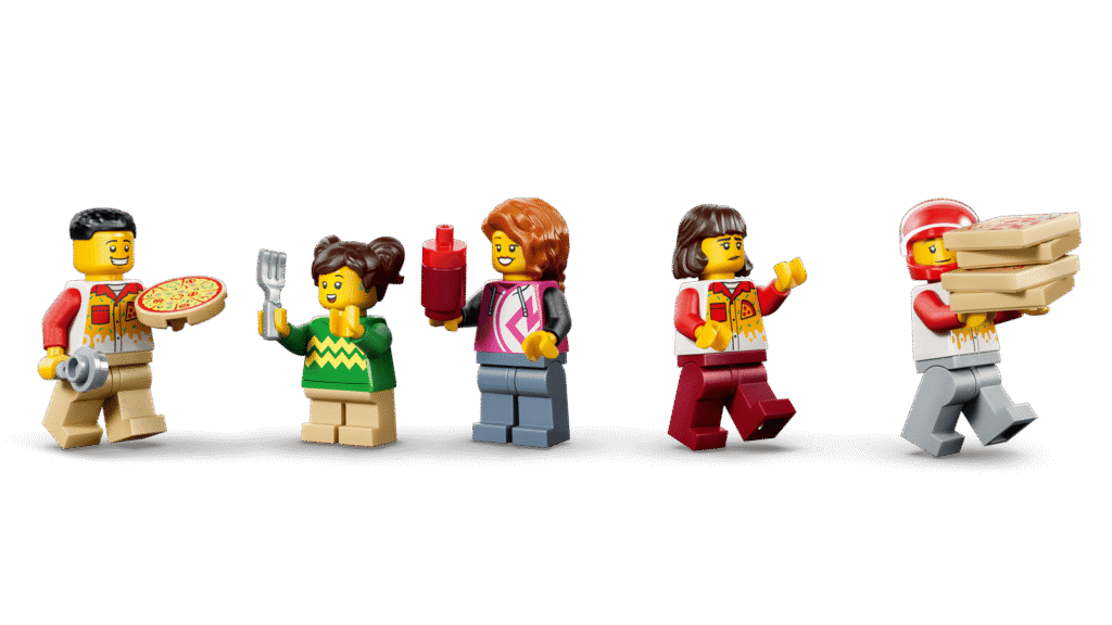 LEGO City 60496 Donáška pizze s vozidlami