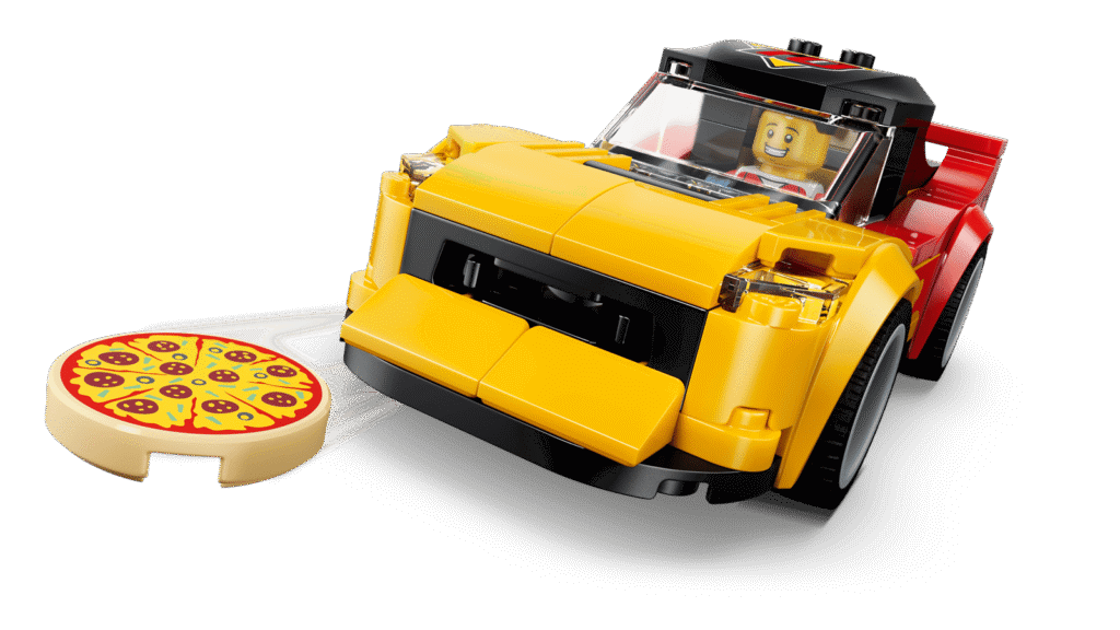 LEGO City 60496 Donáška pizze s vozidlami