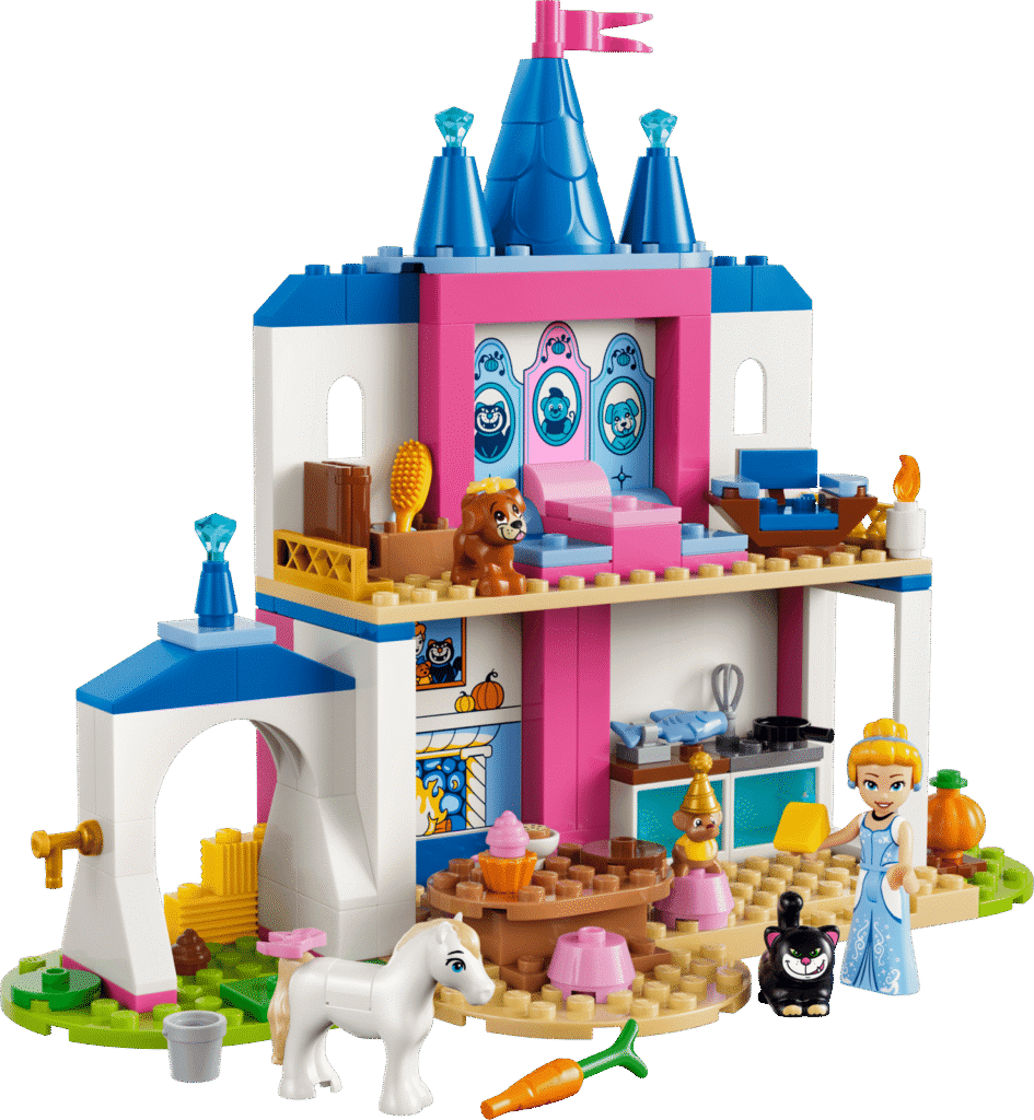 LEGO Disney 43283 Popoluškin zámok a zvieratká