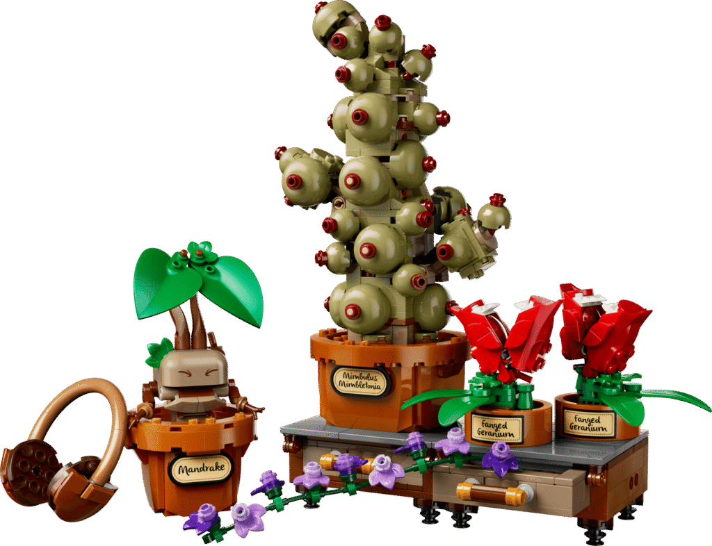 LEGO Harry Potter 76474 Rokfort: Rastliny z herbológie